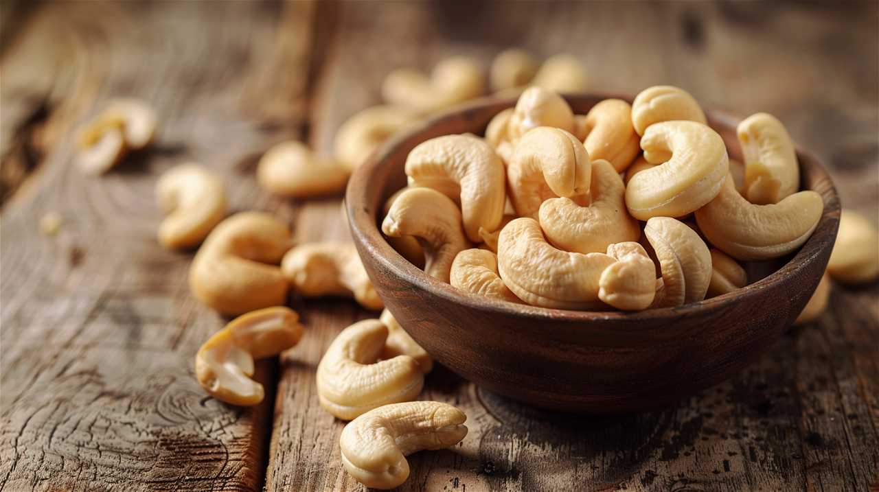 Cashews: A Nutrient-Packed Delight (This image has been created with MidJourney)