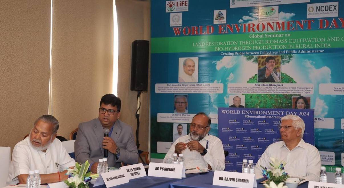 Esteemed guests sharing their thoughts on World Environment Day