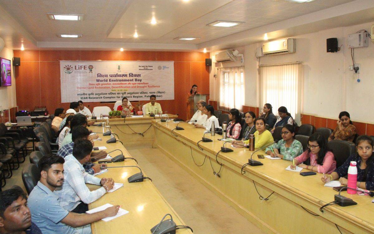 ICAR Research Complex for Eastern Region (ICAR-RCER), Patna, commemorated World Environment Day on June 5th, 2024