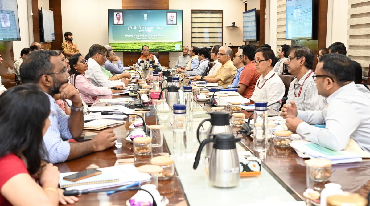 Union Minister Shivraj Singh Chouhan held a meeting regarding the 100 days action plan of the Agriculture & Farmers’ Welfare Ministry