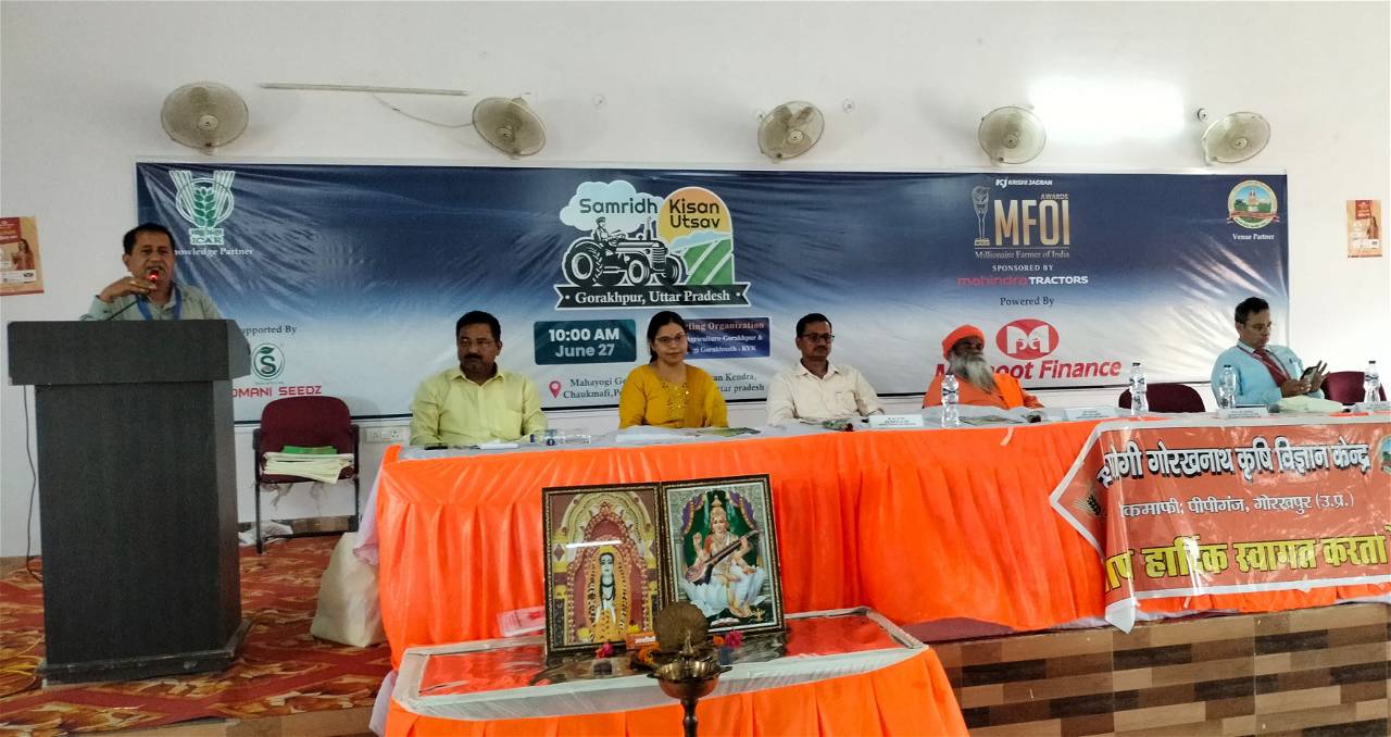 Experts shared insights at the 'MFOI Samridh Kisan Utsav' in Gorakhpur, Uttar Pradesh