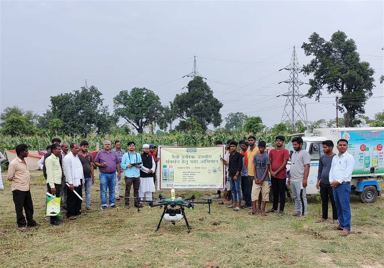 IFFCO Launches Nano Fertilizer Usage Promotion Campaign, Offering Subsidies to Farmers in 800 Villages