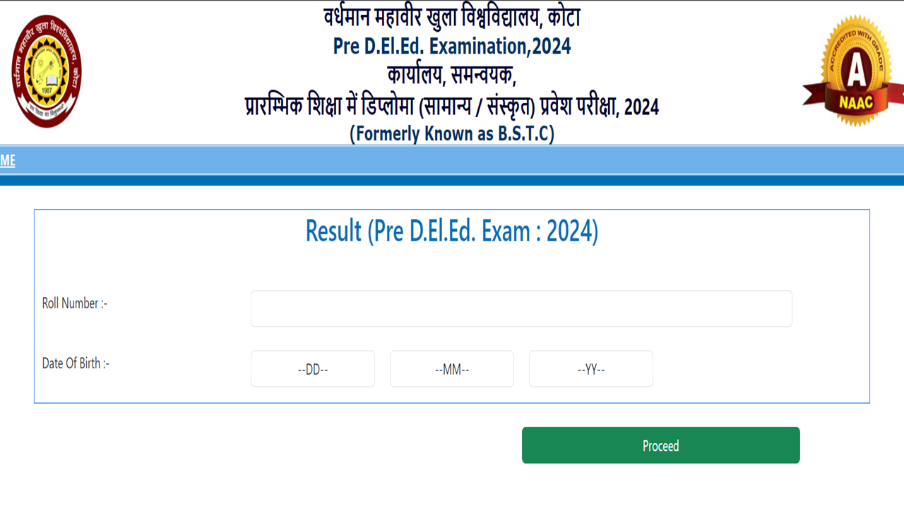 BSTC Rajasthan Pre-DElEd Result 2024 Announced: Topper Emerges From ...