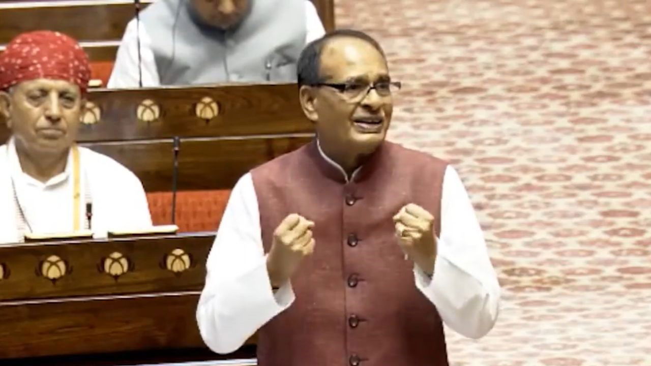 Union Agriculture Minister Shivraj Singh Chouhan at Rajyasabha (Photo Source: Shivraj Singh Chouhan/YouTube)