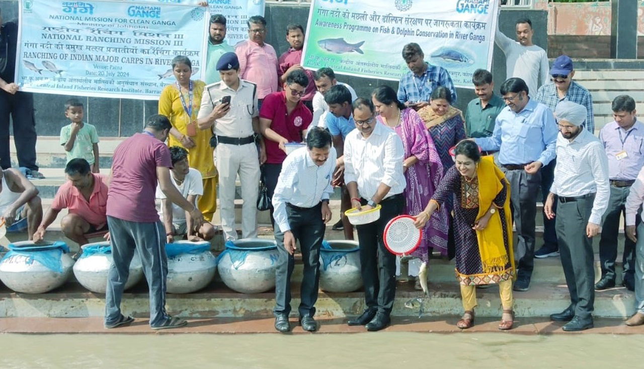 River Ranching Initiative  to Boost Fish Stocks and Fisher Livelihood in River Ganga at Bihar