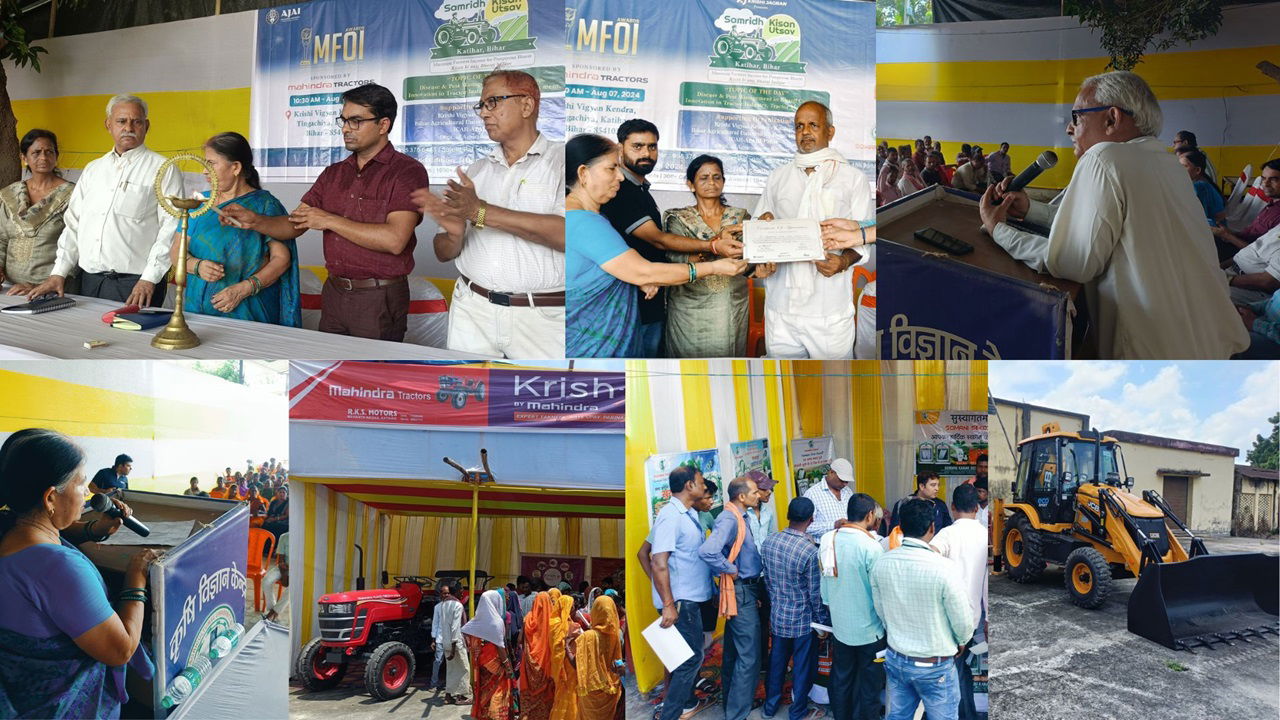 Snapshots from the MFOI Samridh Kisan Utsav in Katihar, Bihar