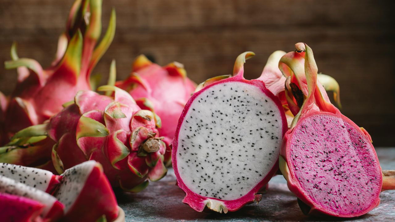 Fresh dragon fruit