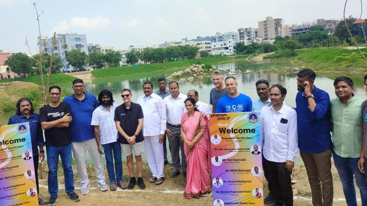 Phenom spearheaded the transformation of Bakshikunta Lake into a thriving, ecologically balanced water body