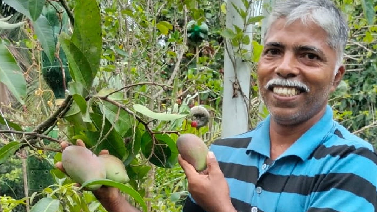 Joseph Lobo in his Farm